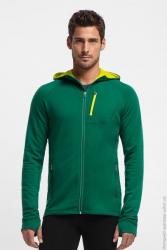 Кофта Icebreaker Quantum LS Zip Hood MEN bottle/chartreuse M Картинка Кофта Icebreaker Quantum LS Zip Hood MEN bottle/chartreuse M