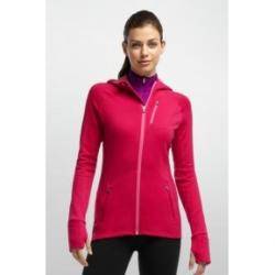 Кофта Icebreaker Quantum LS Zip Hood WMN garnet/shocking/shocking S Картинка Кофта Icebreaker Quantum LS Zip Hood WMN garnet/shocking/shocking S