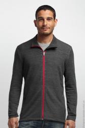 Кофта Icebreaker Transit Jacket MEN jet hthr/rocket M Картинка Кофта Icebreaker Transit Jacket MEN jet hthr/rocket M