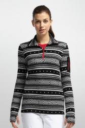 Кофта Icebreaker Vertex LS Half Zip WMN black/snow/garnet S Картинка Кофта Icebreaker Vertex LS Half Zip WMN black/snow/garnet S