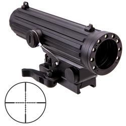 Прицел коллиматорный NcStar 4 X 34mm з світлодіодним ліхтарем Картинка Прицел коллиматорный NcStar 4 X 34mm з світлодіодним ліхтарем