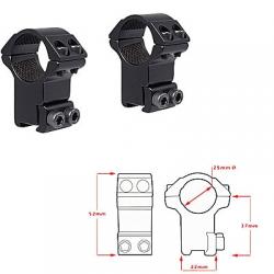 Кольца Hawke Matchmount 1