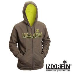 Куртка флисовая с капюшоном Norfin HOODY GREEN (green) АКЦИЯ! XL Картинка Куртка флисовая с капюшоном Norfin HOODY GREEN (green) АКЦИЯ! XL