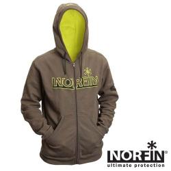 Куртка флисовая с капюшоном Norfin HOODY GREEN (green) АКЦИЯ! XXL (710005-XXL)