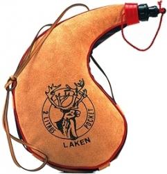 Laken PK2000-C Leather canteen 2 L. kidney shape Картинка Laken PK2000-C Leather canteen 2 L. kidney shape