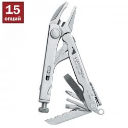 Картинка Мультитул Leatherman Crunch в кожаном чехле