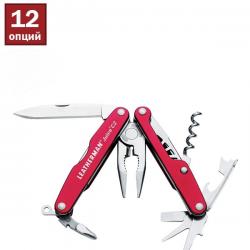 Картинка Мультитул Leatherman Juice C2-Inferno Red кож.чехол,подар.кор. (70101092N)