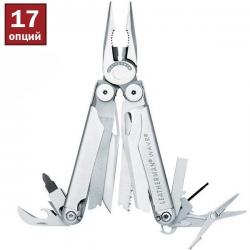 Картинка Мультитул Leatherman Wave кожанный чехол, подарочная коробка