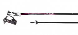 Картинка Leki Fine black-white-pink 115 cm