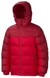 Marmot Boys Guides Down Hoody куртка детская team red/dark crimson р.M Картинка Marmot Boys Guides Down Hoody куртка детская team red/dark crimson р.M