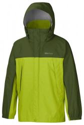 Marmot Boy's PreCip Jacket куртка для парней green lichen/greenland р.L Картинка Marmot Boy's PreCip Jacket куртка для парней green lichen/greenland р.L