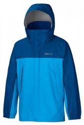 Marmot Boy's PreCip Jacket куртка для парней mykonos blue/arctic navy р.M Картинка Marmot Boy's PreCip Jacket куртка для парней mykonos blue/arctic navy р.M