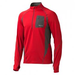Marmot Elance 1/2 Zip LS куртка мужская team red/slate grey p.M Картинка Marmot Elance 1/2 Zip LS куртка мужская team red/slate grey p.M