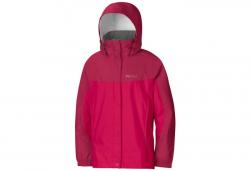 Marmot Girl's PreCip Jacket куртка для девочек raspberry/dark raspberry р.XL Картинка Marmot Girl's PreCip Jacket куртка для девочек raspberry/dark raspberry р.XL