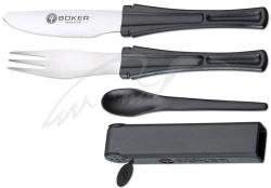 Набор Boker Snac Pac (нож,вилка,ложка) Картинка Набор Boker Snac Pac (нож,вилка,ложка)