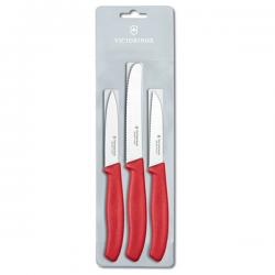 Набор кухонных ножей Victorinox SwissClassic, червоний Картинка Набор кухонных ножей Victorinox SwissClassic, червоний