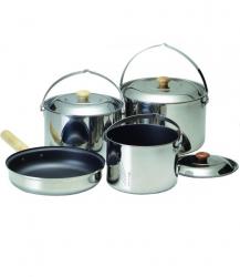 Набор туристической посуды Kovea KK8CW0301 Family Stainless Deluxe XL (AL1941)