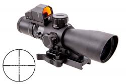 Прицел NcStar USS 3-9x42 V2/RedDot/Mil Картинка Прицел NcStar USS 3-9x42 V2/RedDot/Mil