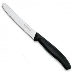 Нож кухонный Victorinox SwissClassic для томатів,чорний Картинка Нож кухонный Victorinox SwissClassic для томатів,чорний