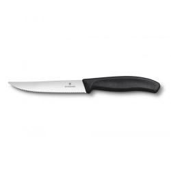 Нож кухонный Victorinox SwissClassic, серрейтор, чорний # Картинка Нож кухонный Victorinox SwissClassic, серрейтор, чорний #