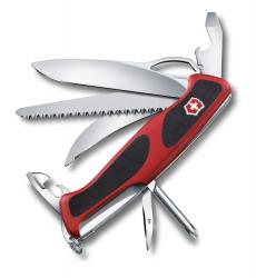 Нож Victorinox Delemont RangerGrip 58 Hunter, 130 мм, червоний / чорний Картинка Нож Victorinox Delemont RangerGrip 58 Hunter, 130 мм, червоний / чорний