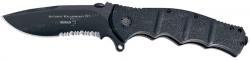 Картинка Нож Boker Plus AK-101 Black Blade, полусеррейтор