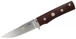 Картинка Нож Fallkniven Tre Kronor  maroon micarta  leather sheath