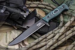 Нож Kizlyar Supreme Intruder черный D2 рукоятка G10 Картинка Нож Kizlyar Supreme Intruder черный D2 рукоятка G10