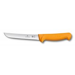 Нож кухонный Victorinox Swibo, Boning, широкий, жовтий, 16 см Картинка Нож кухонный Victorinox Swibo, Boning, широкий, жовтий, 16 см