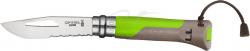 Картинка Нож Opinel №8 Outdoor ц:earth-green