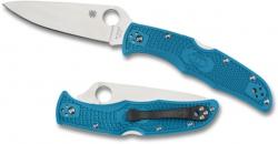 Картинка Нож Spyderco Endura 4 Flat Ground, ц:синий