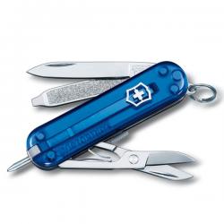 Картинка Нож Victorinox Signature з ручкою,прозорий синій