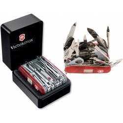 Нож Victorinox Swiss Champ XAVT прозр.красный Картинка Нож Victorinox Swiss Champ XAVT прозр.красный