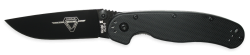 Нож Ontario RAT II Folder - чорний клинок, пряма РК, чорна рукоять, 7,6 см клинок Картинка Нож Ontario RAT II Folder - чорний клинок, пряма РК, чорна рукоять, 7,6 см клинок