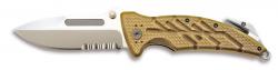 Нож Ontario XR-1 DESERT TAN RESCUE FOLDER, серрейтор Картинка Нож Ontario XR-1 DESERT TAN RESCUE FOLDER, серрейтор