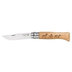 Нож Opinel №8 Animalia Картинка Нож Opinel №8 Animalia