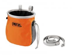 Petzl Мешочек для магнезии SAKA orange Картинка Petzl Мешочек для магнезии SAKA orange