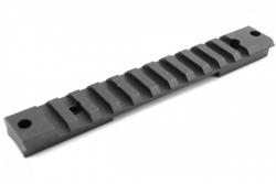 Планка Warne MAXIMA Tactical 1-Piece Steel Rail (Weaver/ Picatinny) для карабина Remington 700 с короткой ствольной коробкой (Short Action). Сталь. Картинка Планка Warne MAXIMA Tactical 1-Piece Steel Rail (Weaver/ Picatinny) для карабина Remington 700 с короткой ствольной коробкой (Short Action). Сталь.