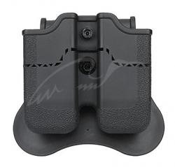 Картинка Подсумок Cytac для двух двурядных магазинов PX4, USP, Taurus 24/7, PT840, Sig P250 ц:черный