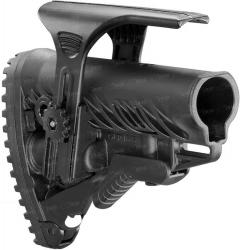 Приклад FAB Defense для М16/AR15 с регул. щекой ц:black Картинка Приклад FAB Defense для М16/AR15 с регул. щекой ц:black