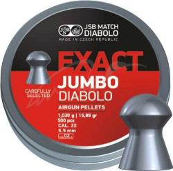 Пули пневм JSB Exact Jumbo, 5,52 мм , 1,03 г, 500 шт/уп Картинка Пули пневм JSB Exact Jumbo, 5,52 мм , 1,03 г, 500 шт/уп