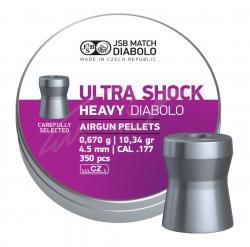 Пули пневм JSB Heavy Ultra Shock, 4,52 мм , 0,67 г, 350 шт/уп Картинка Пули пневм JSB Heavy Ultra Shock, 4,52 мм , 0,67 г, 350 шт/уп