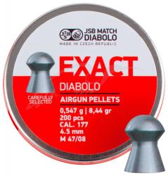 Пули пневматические JSB Diabolo Exact, 4,5 мм , 0,547 гр. (200шт/уп) Картинка Пули пневматические JSB Diabolo Exact, 4,5 мм , 0,547 гр. (200шт/уп)