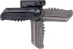 Рукоятка передняя CAA 3 Positions Front Arm Folding Vertical Grip (складная - 3 позиции, отсек для батареек), черная ц:черный Картинка Рукоятка передняя CAA 3 Positions Front Arm Folding Vertical Grip (складная - 3 позиции, отсек для батареек), черная ц:черный