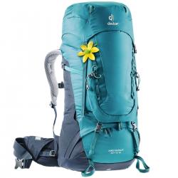 Рюкзак Deuter 2019 Aircontact 40 + 10 SL цвет 3385 petrol-navy Картинка Рюкзак Deuter 2019 Aircontact 40 + 10 SL цвет 3385 petrol-navy