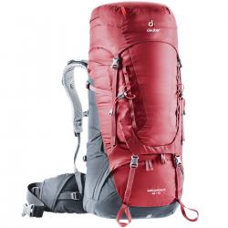 Рюкзак Deuter 2019 Aircontact 45 + 10  цвет 5425 cranberry-graphite (33201195425)