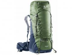 Картинка Рюкзак Deuter 2019 Aircontact 65 + 10 цвет 2325 khaki-navy