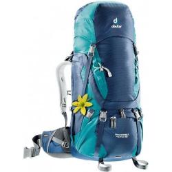 Рюкзак Deuter Aircontact 40+10 SL цвет 3351 midnight-petrol Картинка Рюкзак Deuter Aircontact 40+10 SL цвет 3351 midnight-petrol