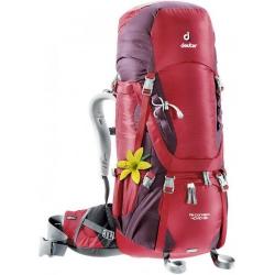 Рюкзак Deuter Aircontact 40+10 SL цвет 5505 cranberry-aubergine Картинка Рюкзак Deuter Aircontact 40+10 SL цвет 5505 cranberry-aubergine
