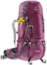 Картинка Рюкзак Deuter Aircontact 50+10 SL цвет 5530 blackberry-aubergine